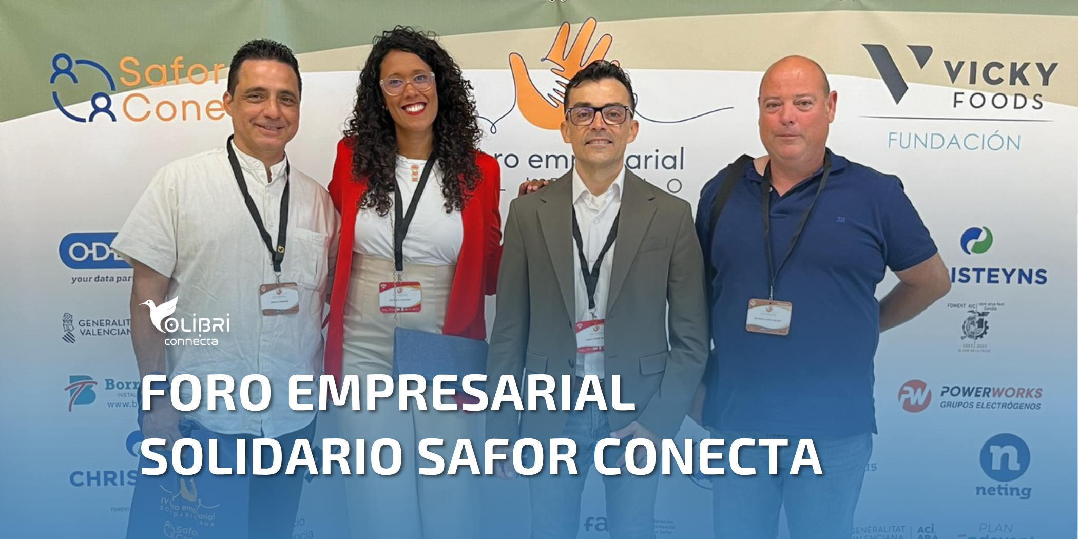 asistencia equipo Colibrí·connecta al foro solidario de safor conecta en gandía